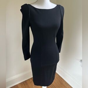Diane von Furstenberg Long Sleeve Black Dress size 4